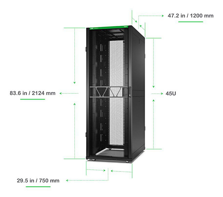 APC NetShelter SX Gen 2 - Schrank Netzwerkschrank - 2124 (H)