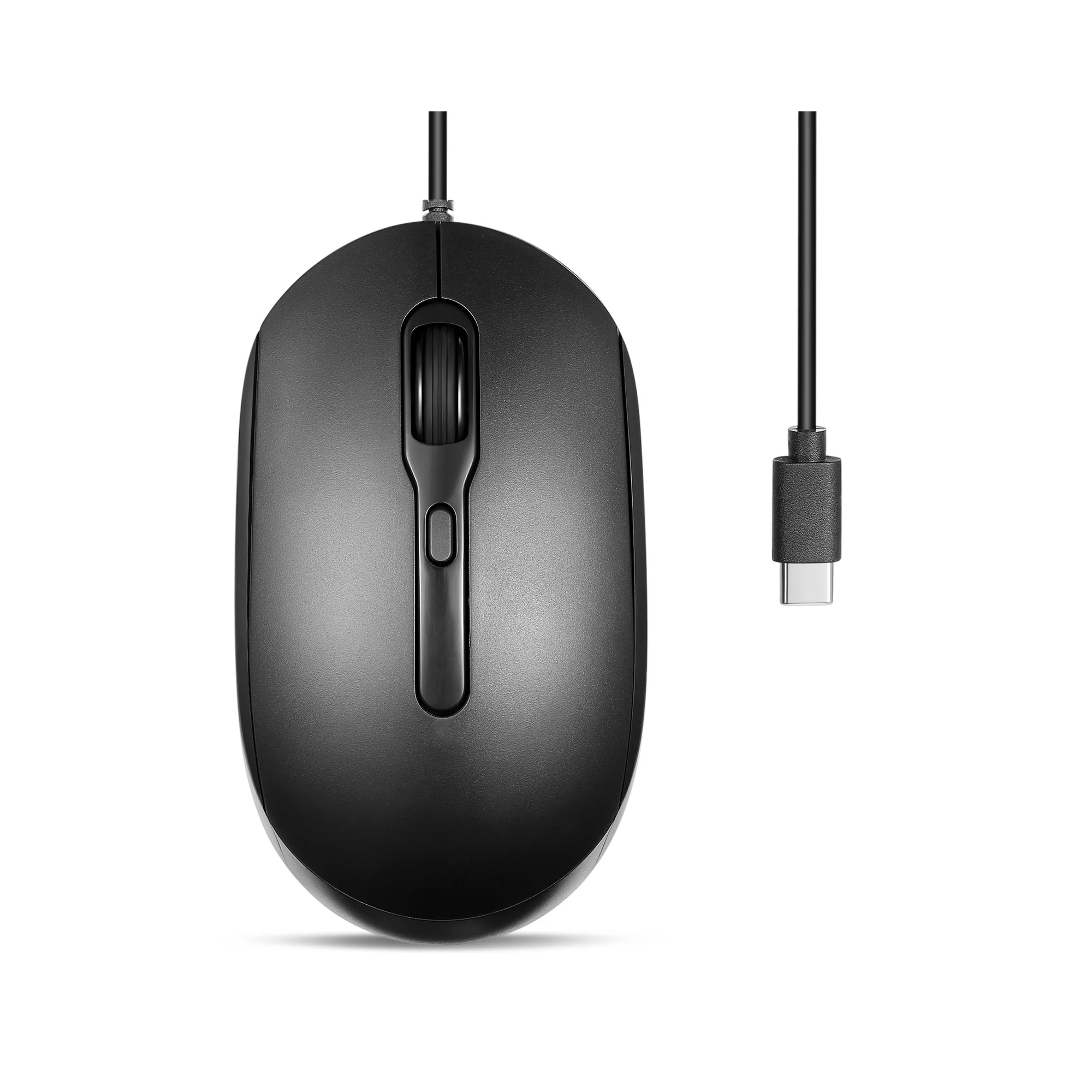 Perixx PERIMICE-222CB Maus optisch Silent USB-C schwarz - Maus - Optisch