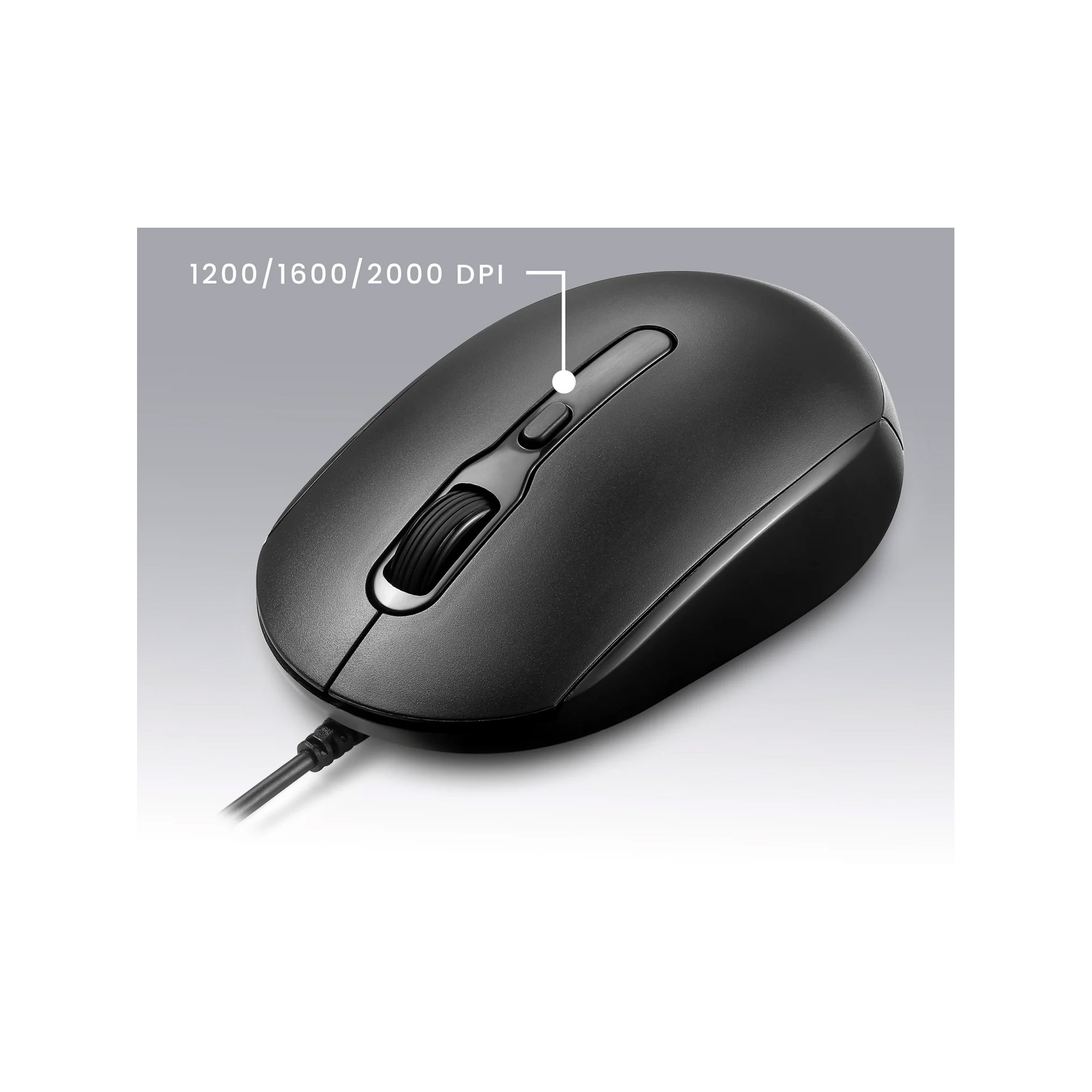 Perixx PERIMICE-222CB Maus optisch Silent USB-C schwarz - Maus - Optisch
