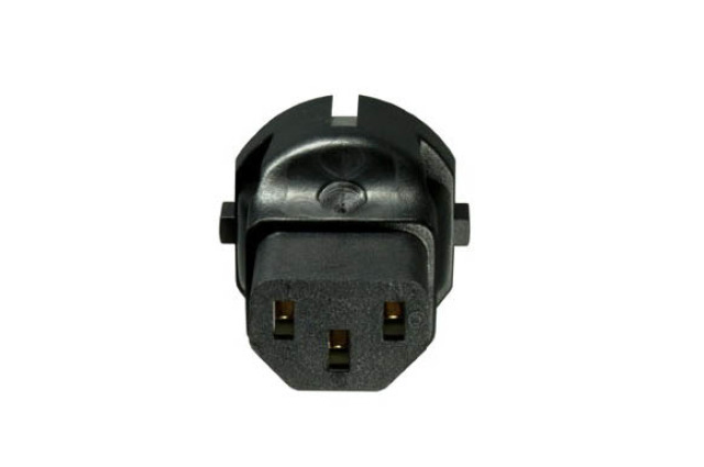 EFB Elektronik EB515.6 adaptador de enchufe elctrico Tipo E/F hbrido C13 Negro