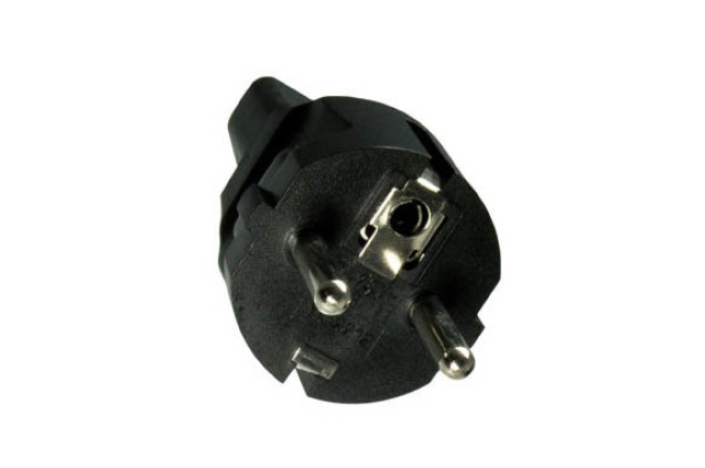 EFB Elektronik EB515.6 adaptador de enchufe elctrico Tipo E/F hbrido C13 Negro