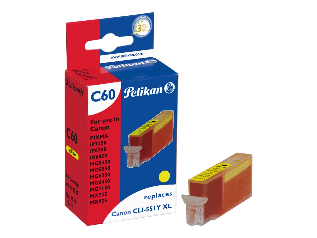 Pelikan C60 - 12 ml - Gelb - kompatibel - Tintenpatrone