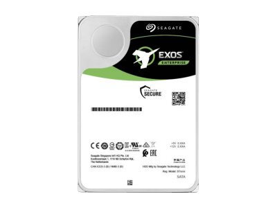 Seagate Exos X18 ST12000NM005J - Festplatte - verschlsselt - 12 TB - intern - SAS 12Gb/s - 7200 rpm - Puffer: 256 MB - Self-Encrypting Drive (SED)