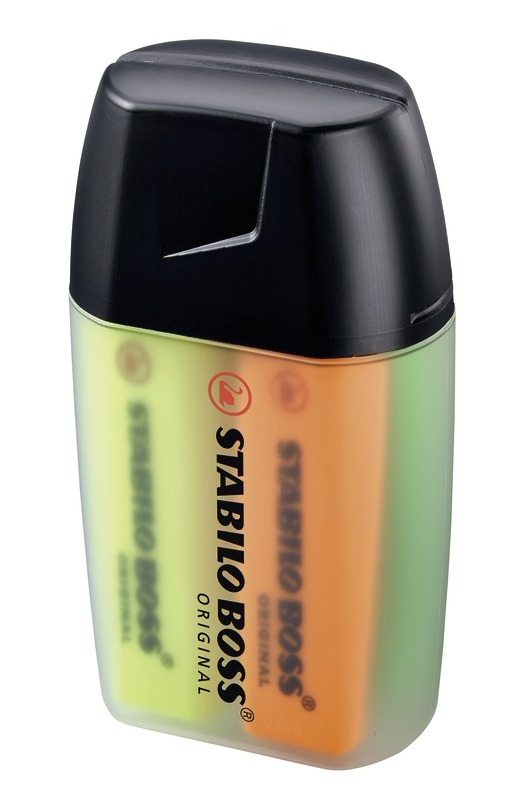 STABILO BOSS ORIGINAL marcador 5 pieza(s) Punta de cincel Multicolor