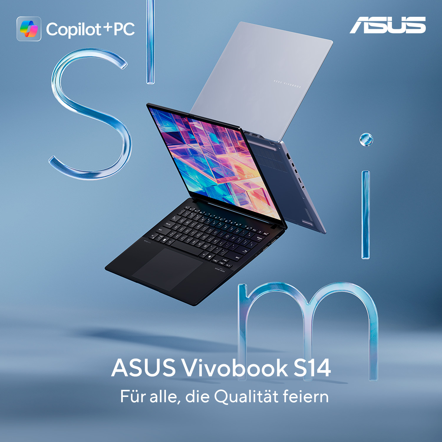 ASUS Vivobook S 14 S5406SAL-SF312W 14 Core Ultra 5 226V - Notebook - Core Ultra 5