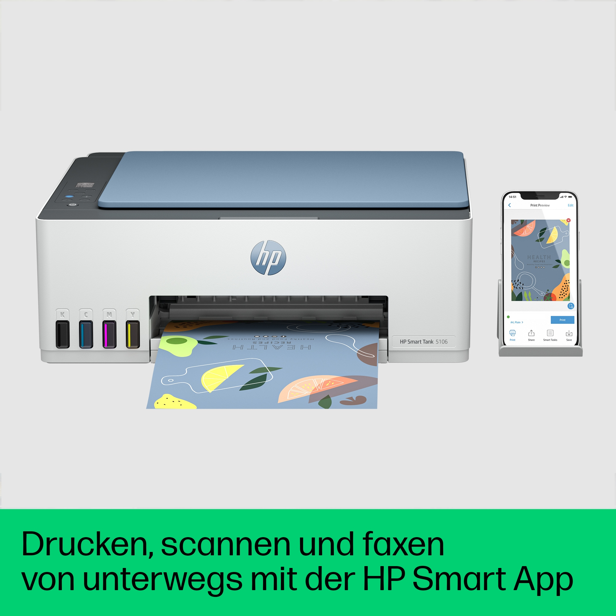 HP Smart Tank Imprimante Tout-en-un 5106