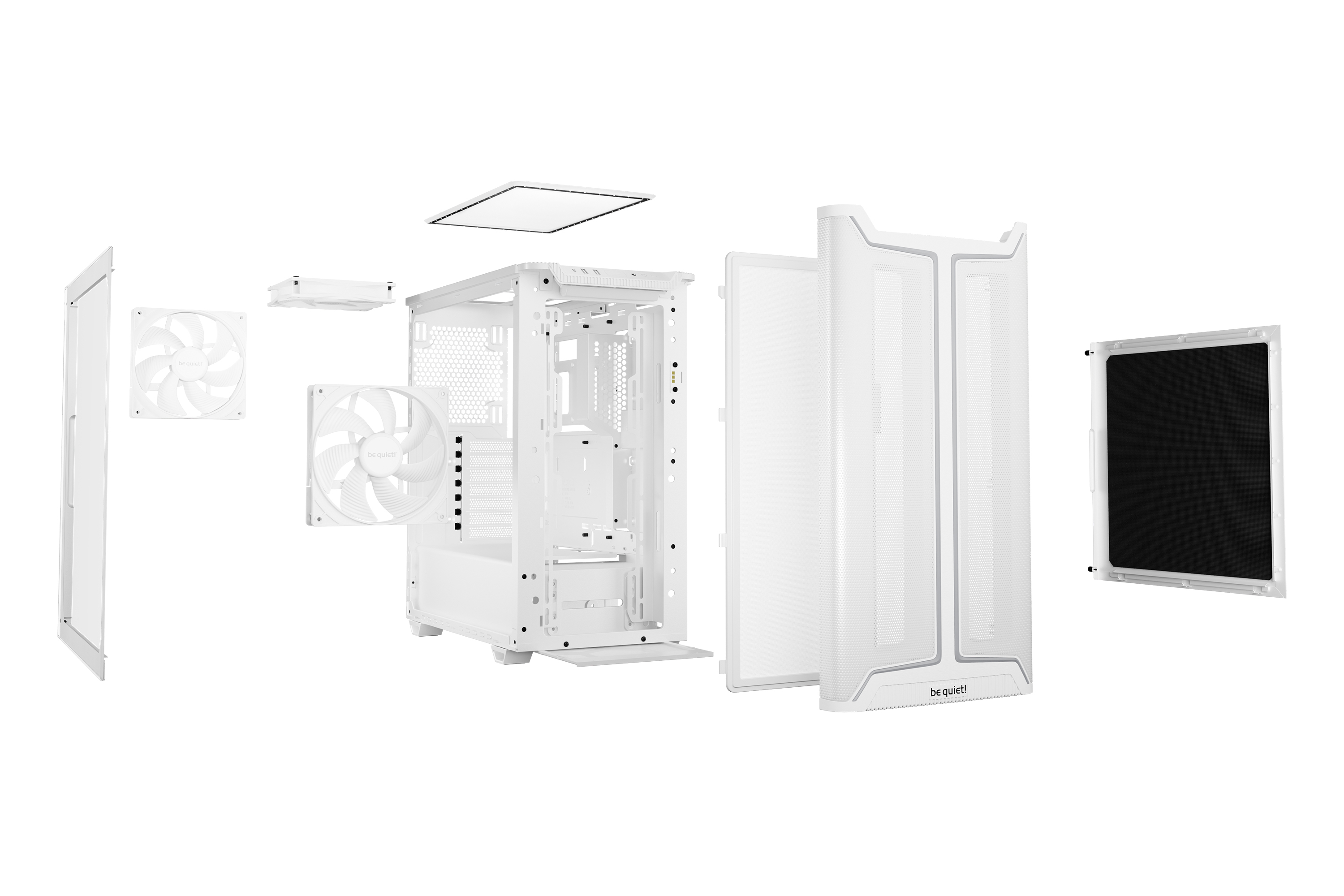 Be Quiet! Pure Base 501 DX - Midi-Tower - ATX - Seitenteil mit Fenster (geh�rtetes Glas)
