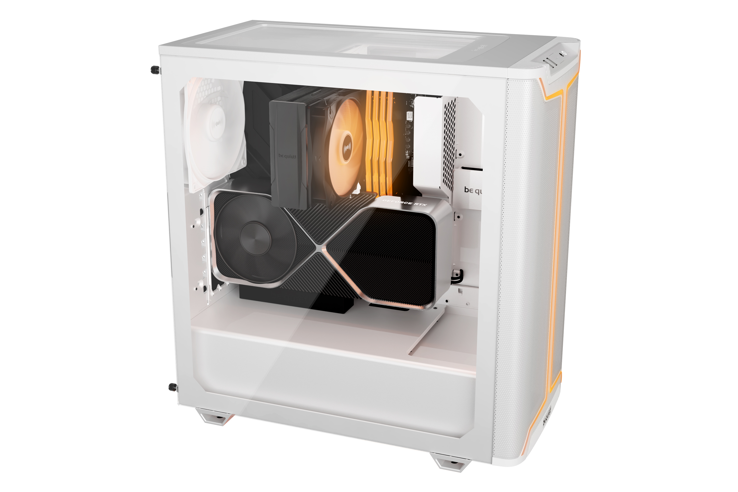 Be Quiet! Pure Base 501 DX - Midi-Tower - ATX - Seitenteil mit Fenster (geh�rtetes Glas)