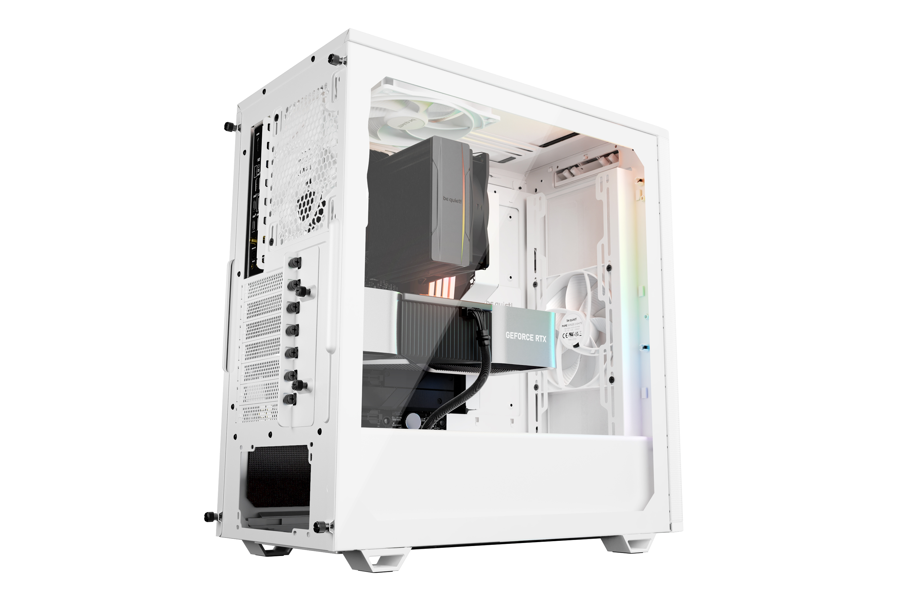 Be Quiet! Pure Base 501 DX - Midi-Tower - ATX - Seitenteil mit Fenster (geh�rtetes Glas)