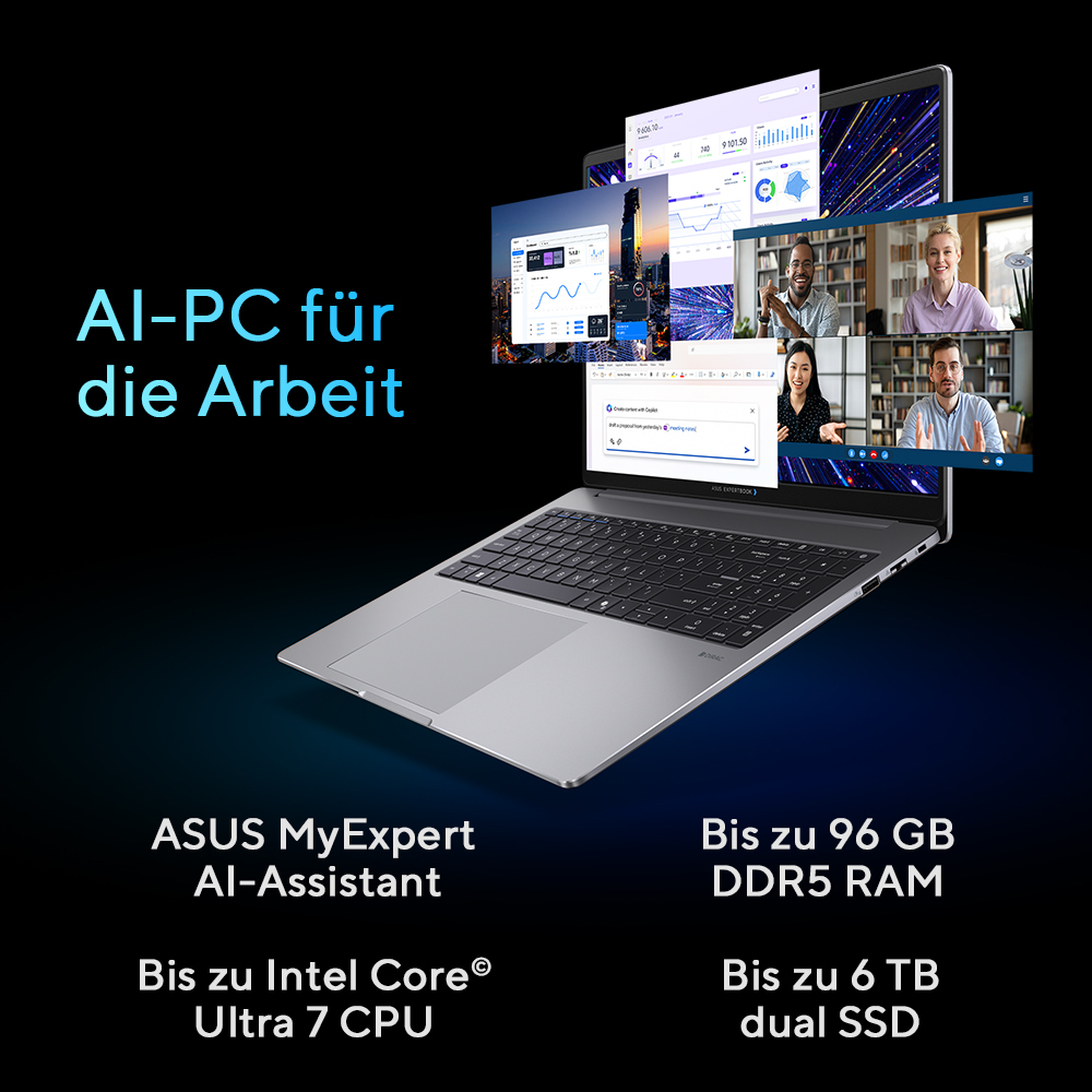 ASUS P5606CCA-MB0080 Intel Core Ultra 5 WUXGA DDR5 SSD NOOS - Core Ultra 5 - 4,9 GHz