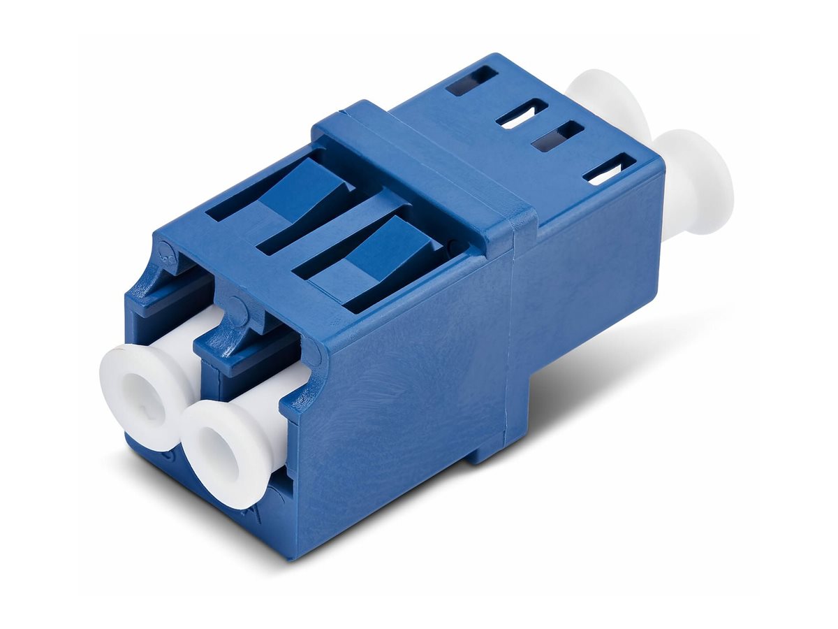 StarTech.com Acoplador de Fibra �ptica LC a LC Monomodo D�plex - Acoplador de Fibra LC/UPC Monomodo para Panel de Parcheo - Acoplador Monomodo de Fibra LC