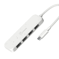 j5create Concentrador USB-C a 4 puertos de tipo A de 2 generacin ecolgico