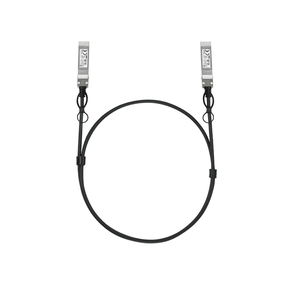 TP-Link Omada SM6220-1M cble InfiniBand et  fibres optiques SFP28 Noir, Argent