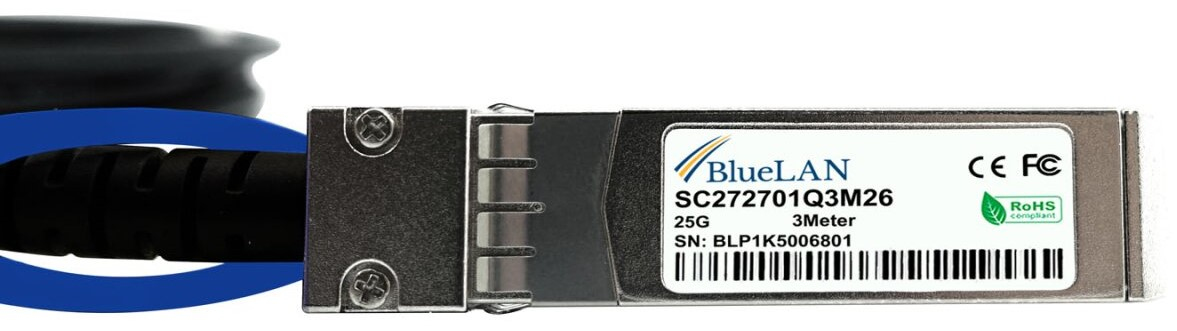 BlueOptics SFP28-DAC-2M kompatibles BlueLAN DAC SFP28 SC272701Q2M30