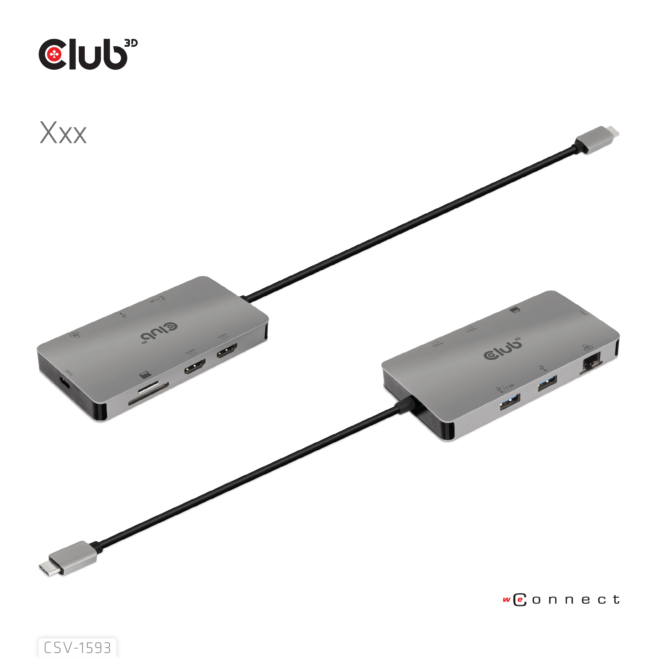 Club 3D Dockingstation - USB-C 3.2 Gen 1 / Thunderbolt 3