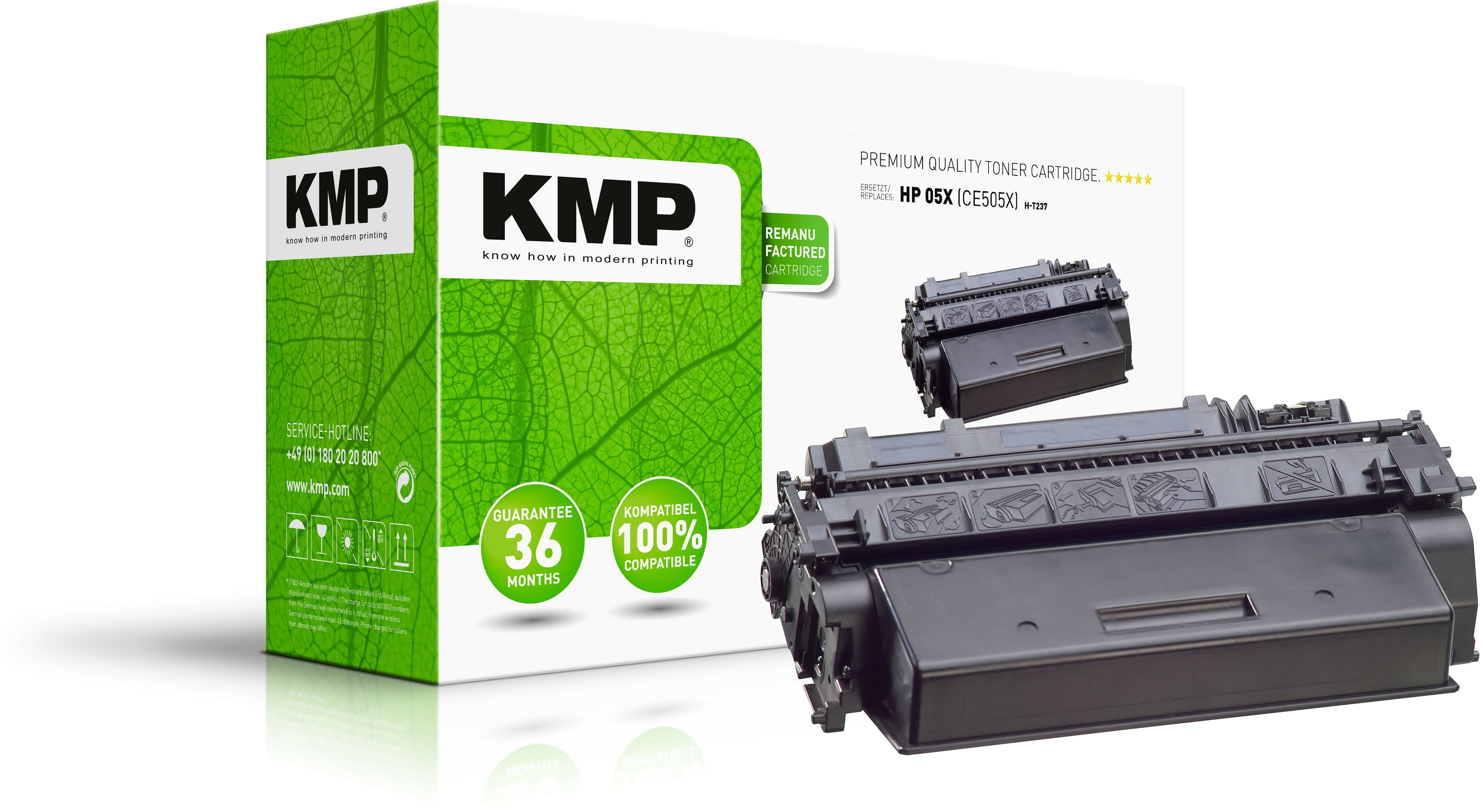 KMP H-T237 - Gr��e XXL - Schwarz - kompatibel - Tonerpatrone (Alternative zu: HP 05X)