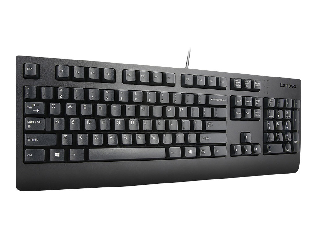 Lenovo Preferred Pro II clavier USB AZERTY Belge, Anglais Noir
