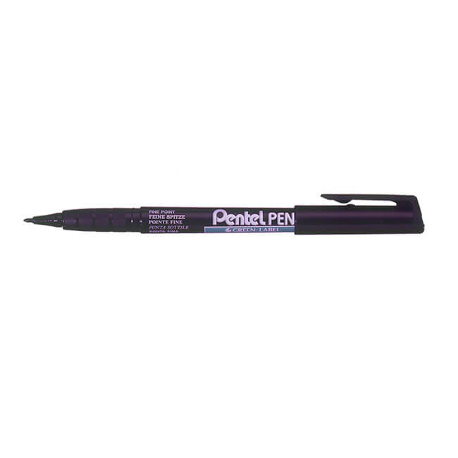 Pentel Green Label - Marker - permanent - Schwarz