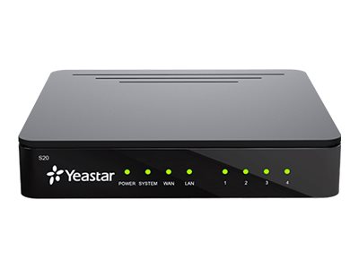 Yeastar S20 - UDP - TCP - TLS - SRTP - SIP (RFC3261) - IAX2 - 10,100 Mbit/s - IEEE 802.3,IEEE 802.3u - 160 mm - 160 mm