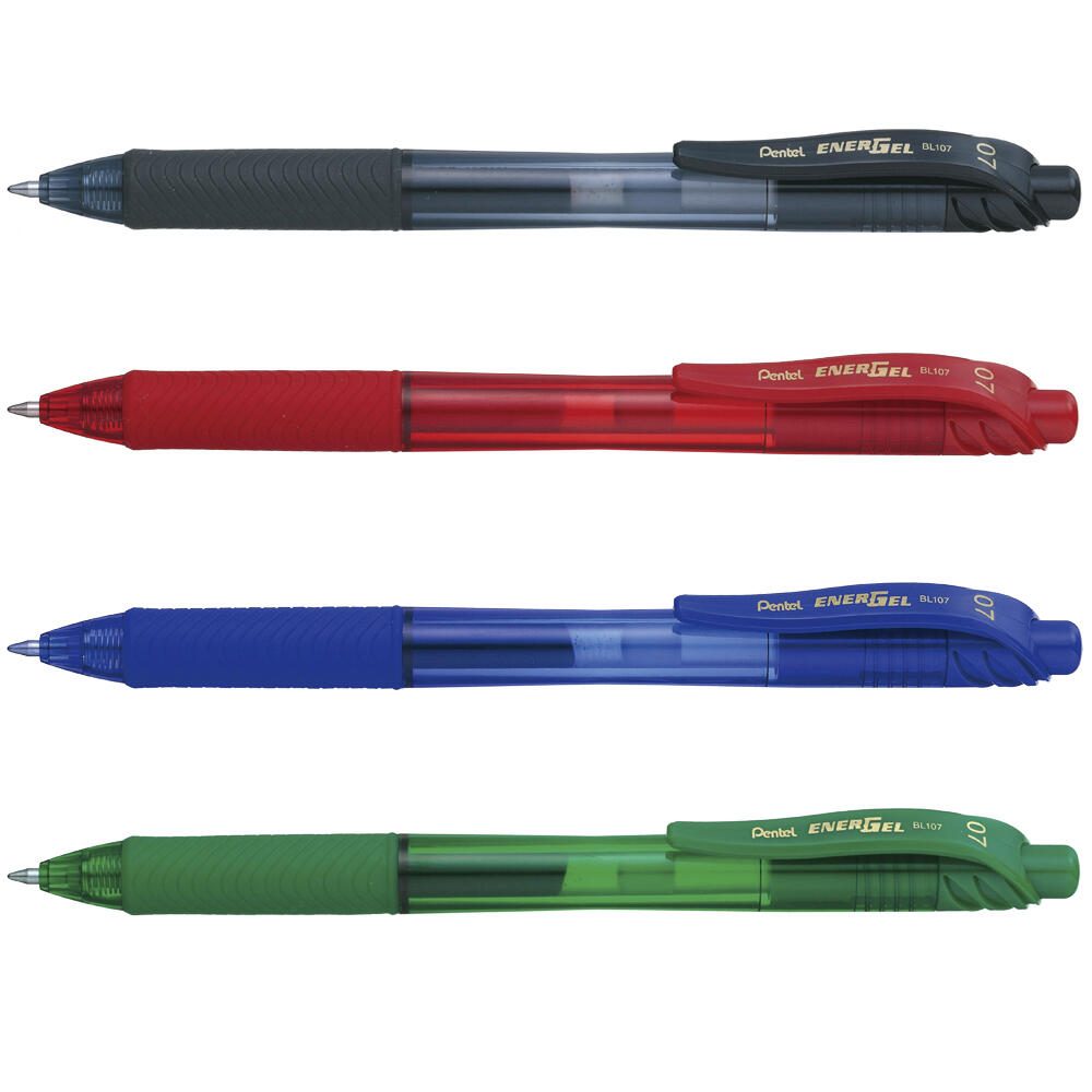 Pentel 4 BL107 Gelschreiber farbsortiert 0.35 mm