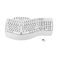 Perixx 11615 keyboard RF Wireless + Bluetooth QWERTY French, German, Spanish, UK English, US English White