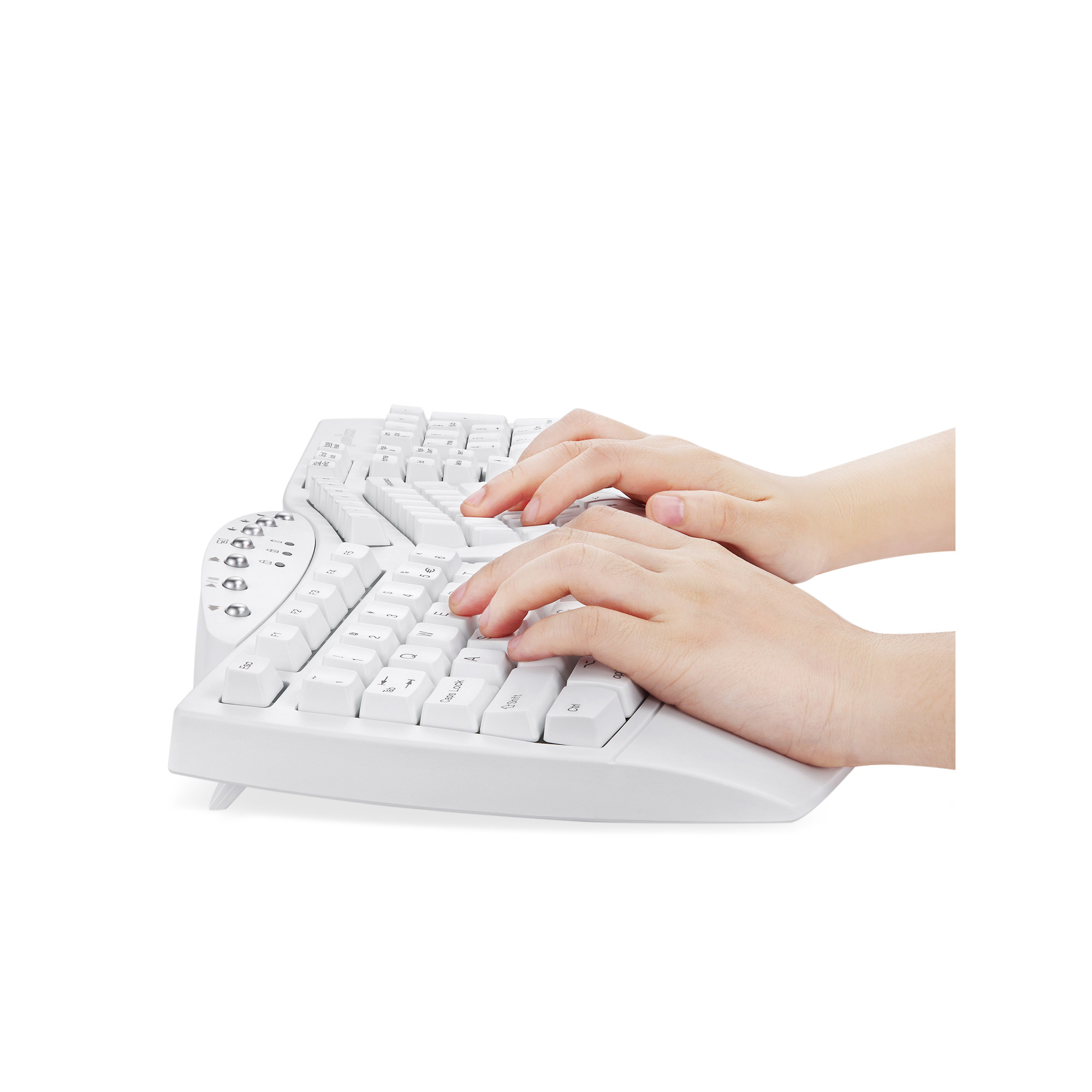 Perixx 11615 keyboard RF Wireless + Bluetooth QWERTY French, German, Spanish, UK English, US English White