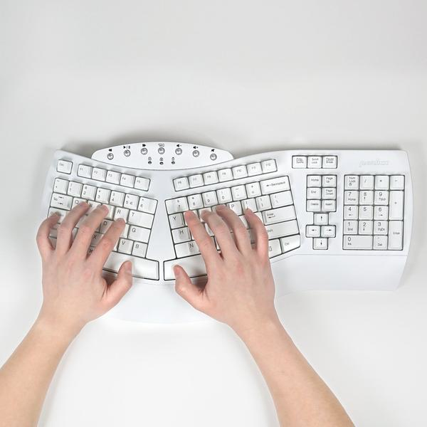 Perixx 11615 keyboard RF Wireless + Bluetooth QWERTY French, German, Spanish, UK English, US English White