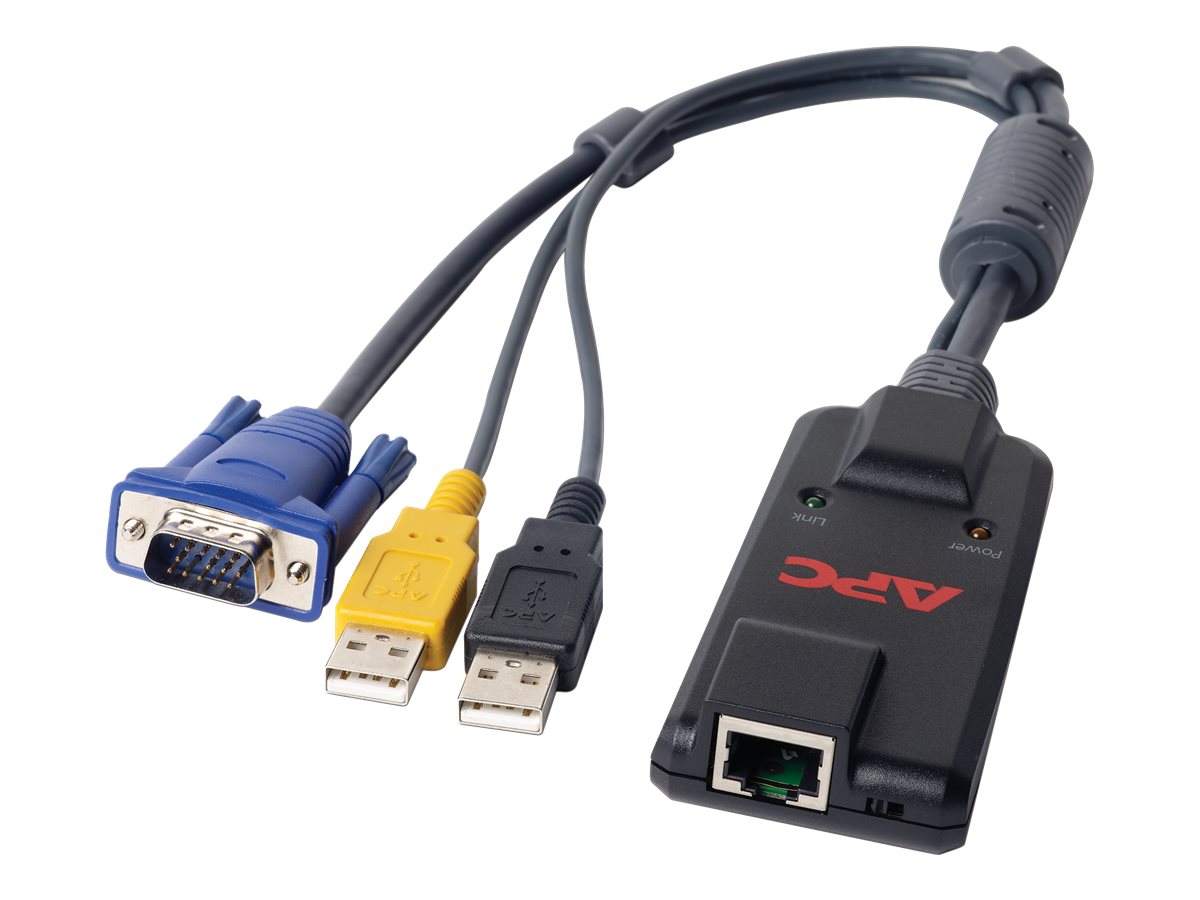 APC KVM-USBVMCAC cavo per tastiera, video e mouse Nero