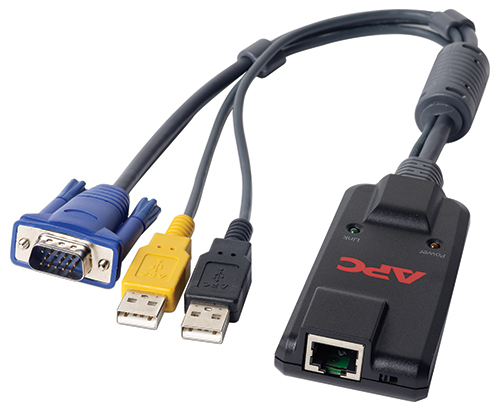 APC KVM-USBVMCAC cavo per tastiera, video e mouse Nero