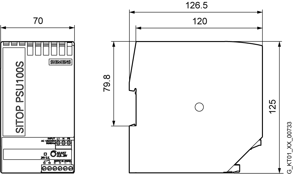 Siemens 6EP1334-2BA20 adattatore e invertitore Interno Multicolore