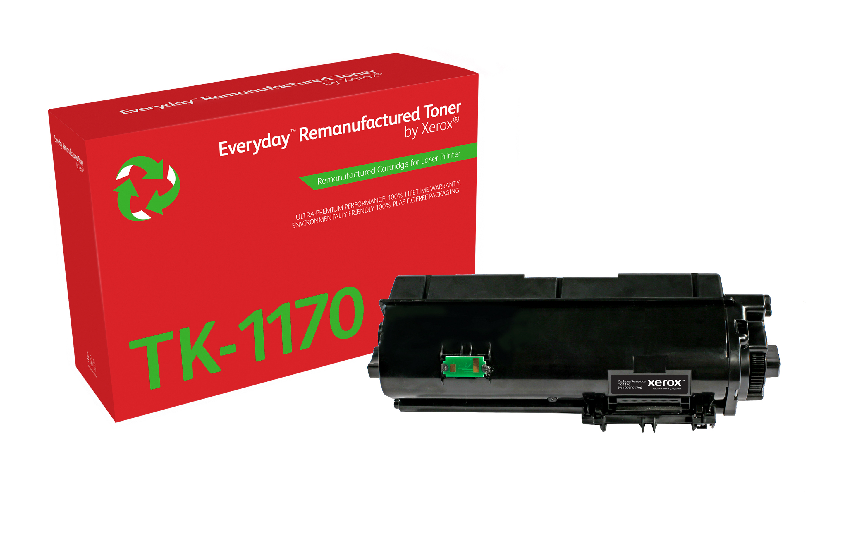 Remanufacturado Everyday Tner Everyday Negro remanufacturado de Xerox es compatible con Kyocera TK-1170, Capacidad estndar