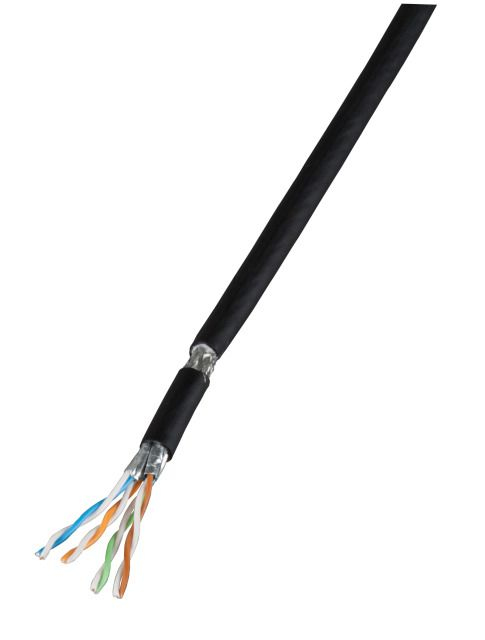EFB Elektronik 99262.1 c�ble de r�seau Noir 1 m Cat7 S/FTP (S-STP)