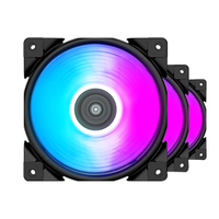 Pccooler 3in1 120mm Halo Gehuselfter in RGB - Ventilator - 12 cm - 1000 RPM - 2000 RPM - 26,5 dB - 65 cfm