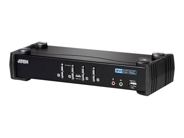ATEN CubiQ CS1764A - KVM-/Audio-Switch - 4 x