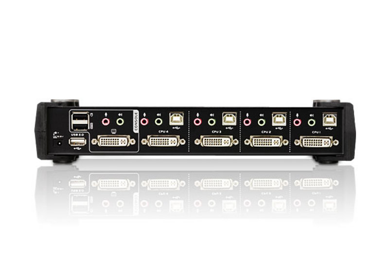 ATEN CubiQ CS1764A - KVM-/Audio-Switch - 4 x