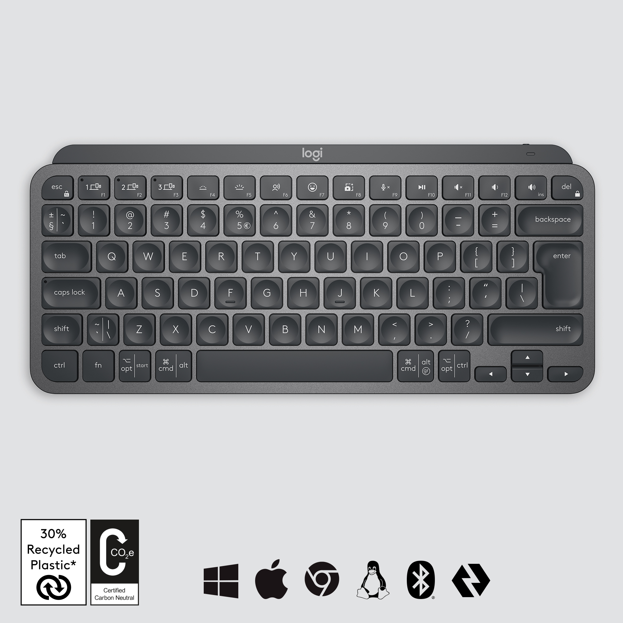 Logitech MX Keys Mini - Tastatur - hinterleuchtet