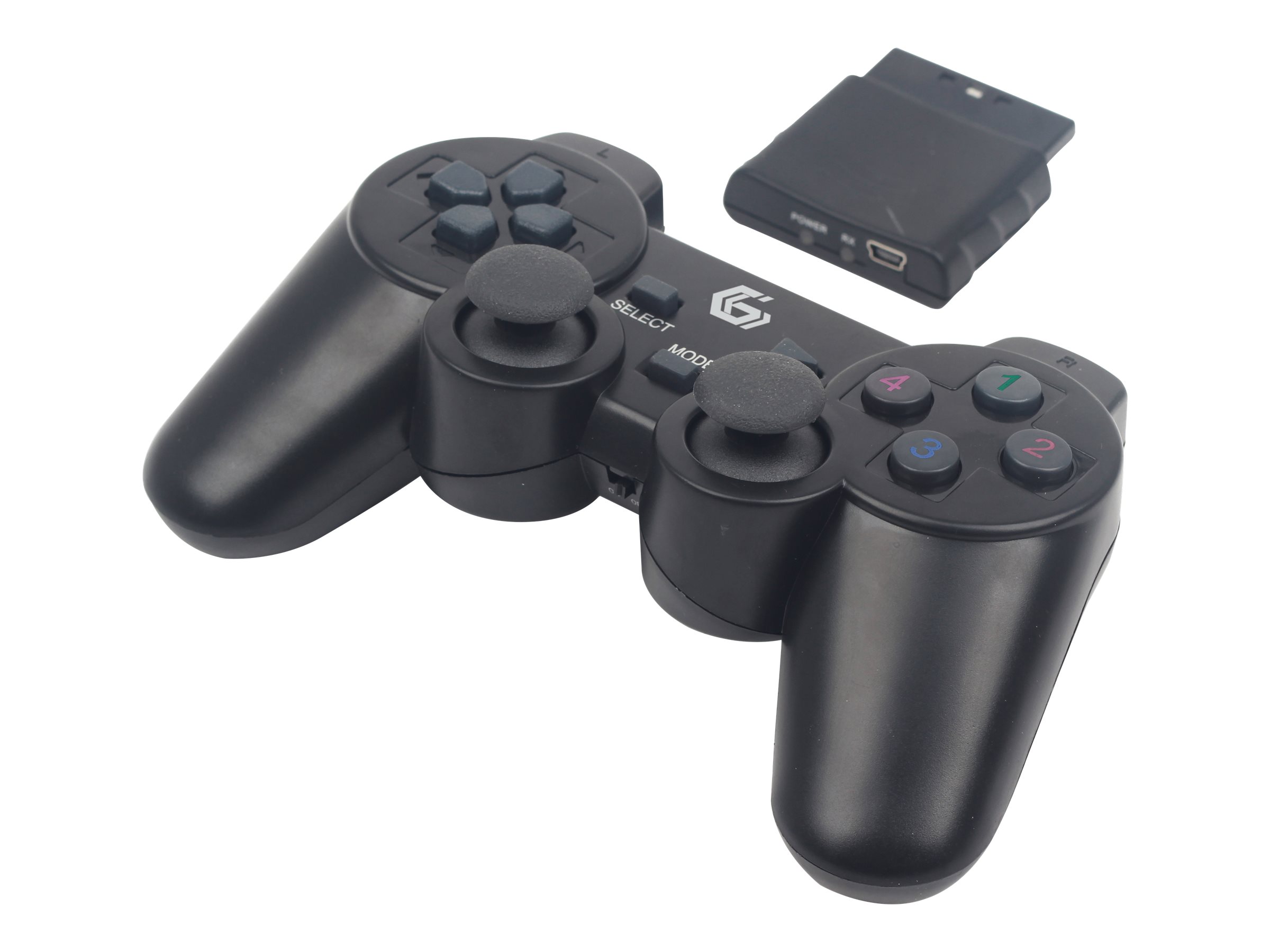 Gembird JPD-WDV-01 mando y volante Negro RF Gamepad PC