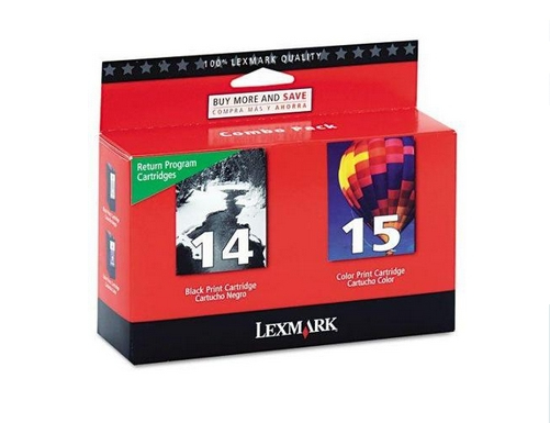 Lexmark #14 + #15 cartuccia dinchiostro 1 pz Originale Nero, Ciano, Magenta, Giallo