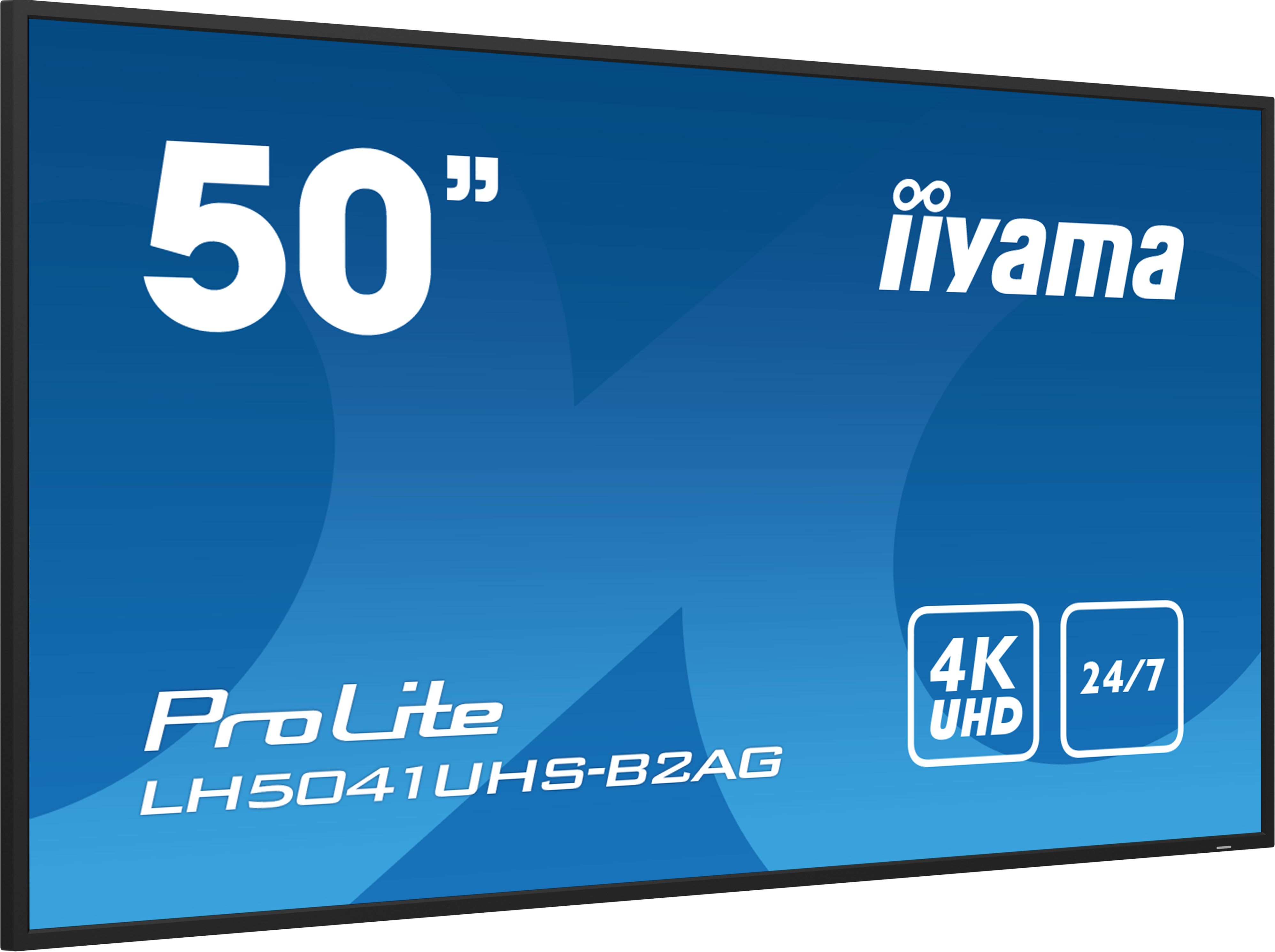 iiyama LH5041UHS-B2AG visualizzatore di messaggi Pannello piatto per segnaletica digitale 127 cm (50) LCD 500 cd/m� 4K Ultra HD Nero 24/7