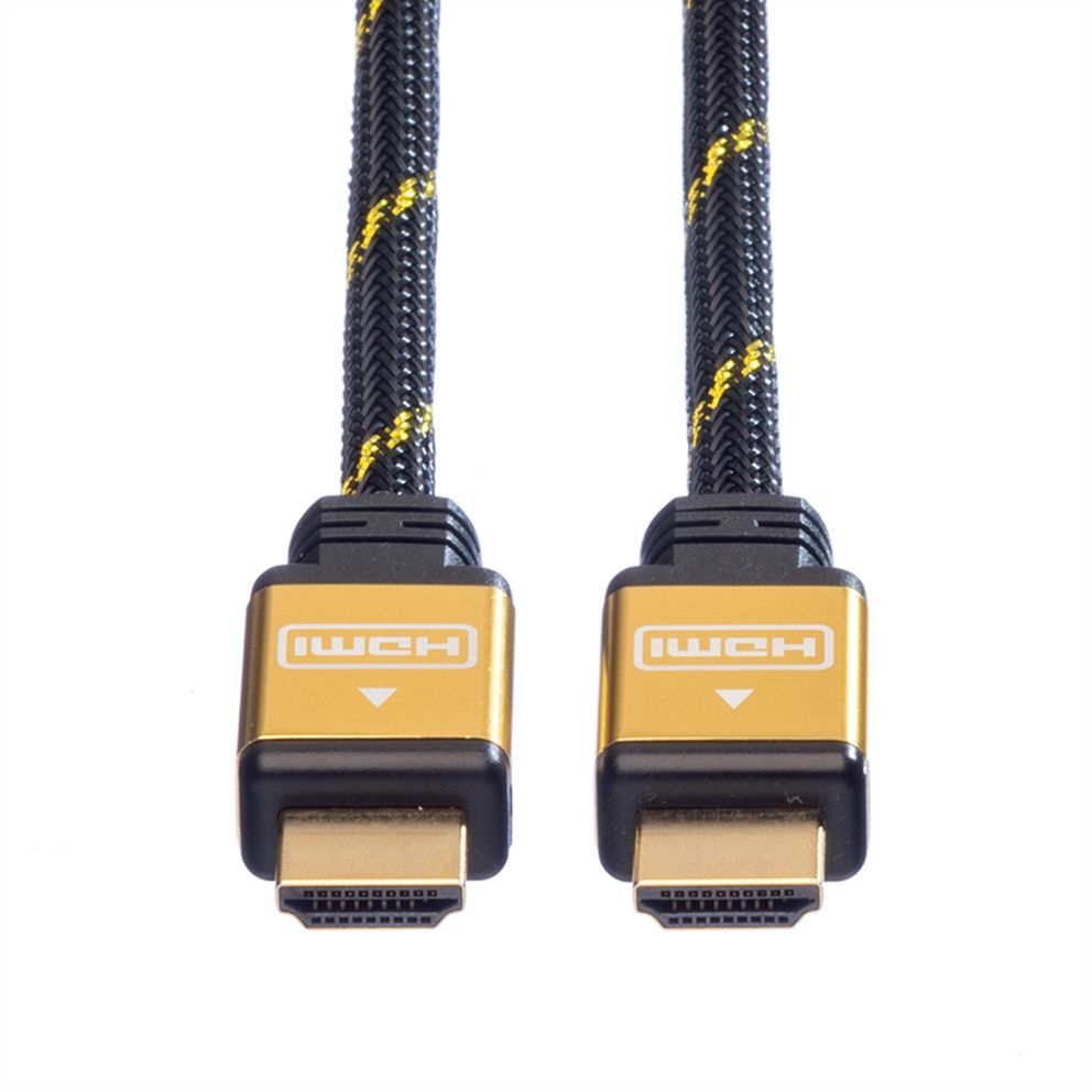 ROLINE 11.04.5501 cable HDMI 1 m HDMI tipo A (Estndar) Negro, Oro