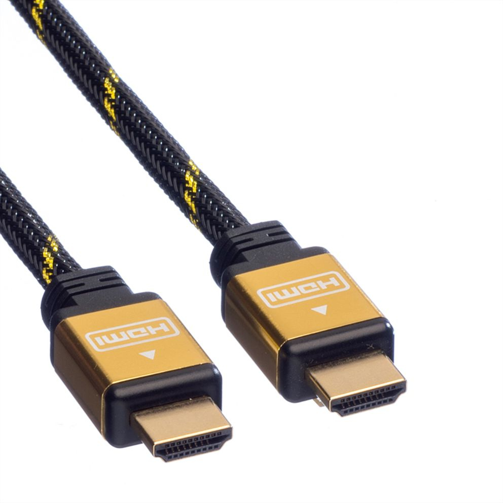 ROLINE 11.04.5501 cable HDMI 1 m HDMI tipo A (Estndar) Negro, Oro