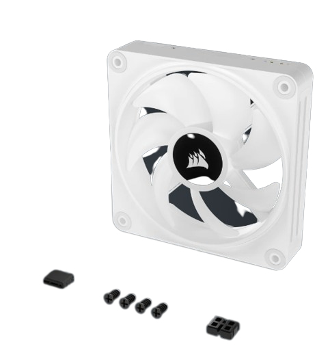 Corsair CO-9051006-WW computer cooling system Computer case Fan 12 cm White 3 pc(s)
