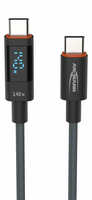 Ansmann USB-C -> S/S 120cm Ladekabel 140W anthrazit