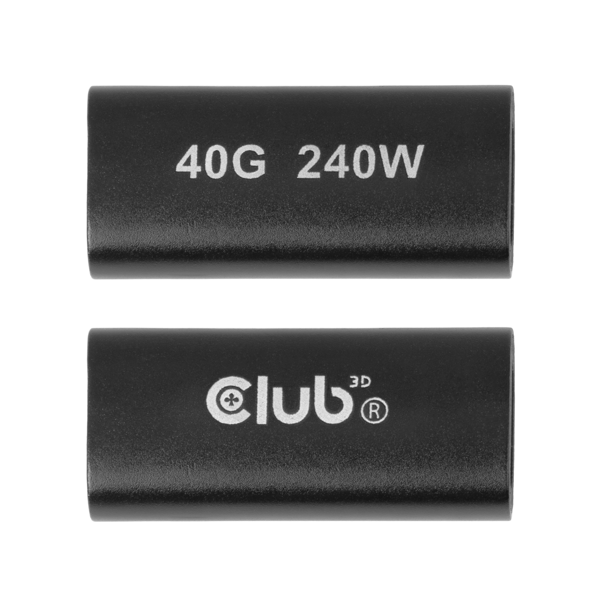 CLUB3D Adaptateur USB-C� femelle 40G, 240 W, 8K/60 Hz