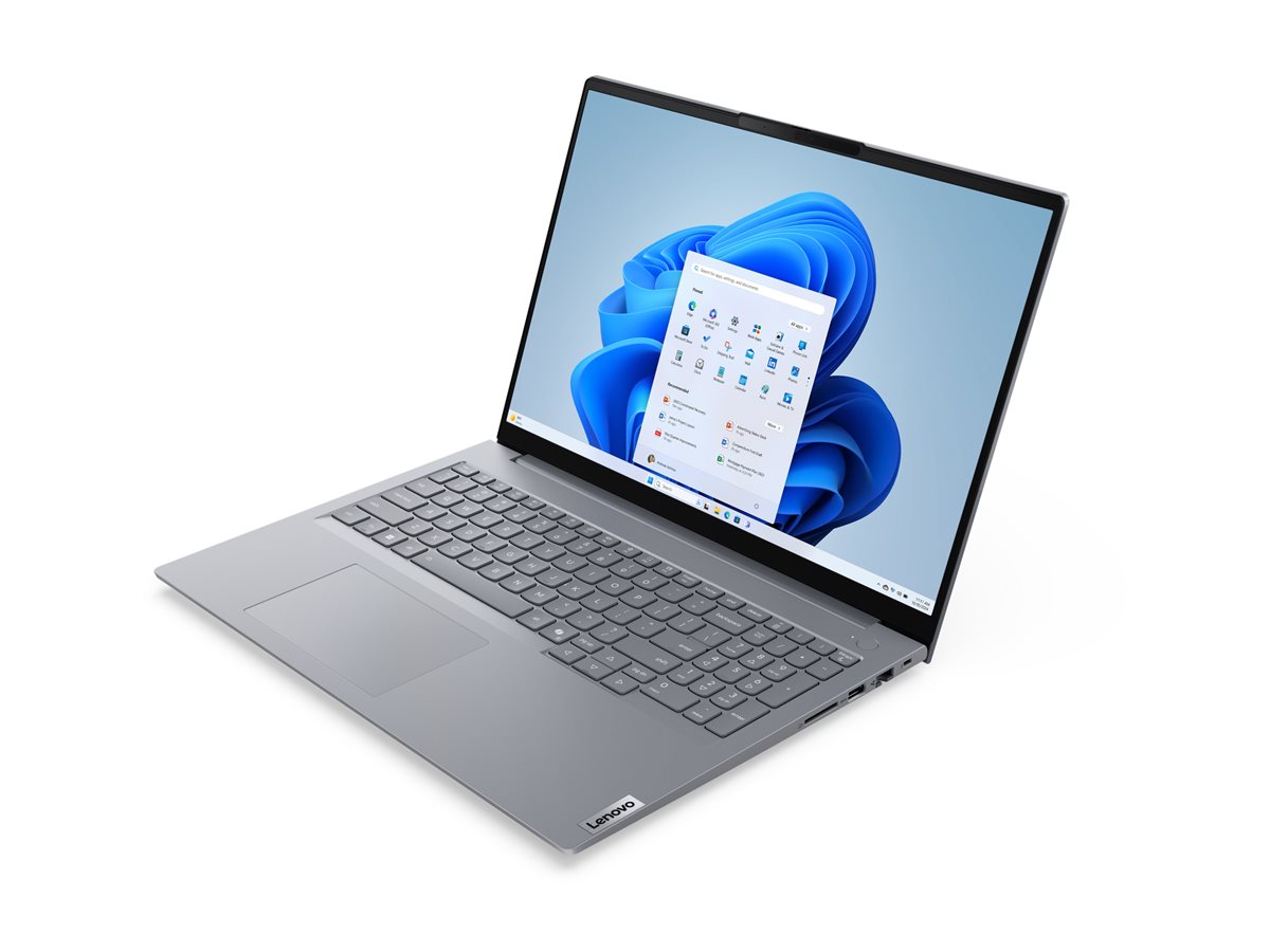 Lenovo ThinkBook 16 G8 IAL 21SK - 180-Scharnierdesign - Intel Core Ultra 7 255H / 2 GHz - Win 11 Pro - Arc 140T - 16 GB RAM - 512 GB SSD NVMe - 40.6 cm (16)