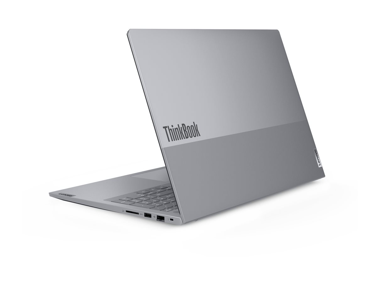 Lenovo ThinkBook 16 G8 IAL 21SK - 180-Scharnierdesign - Intel Core Ultra 7 255H / 2 GHz - Win 11 Pro - Arc 140T - 16 GB RAM - 512 GB SSD NVMe - 40.6 cm (16)