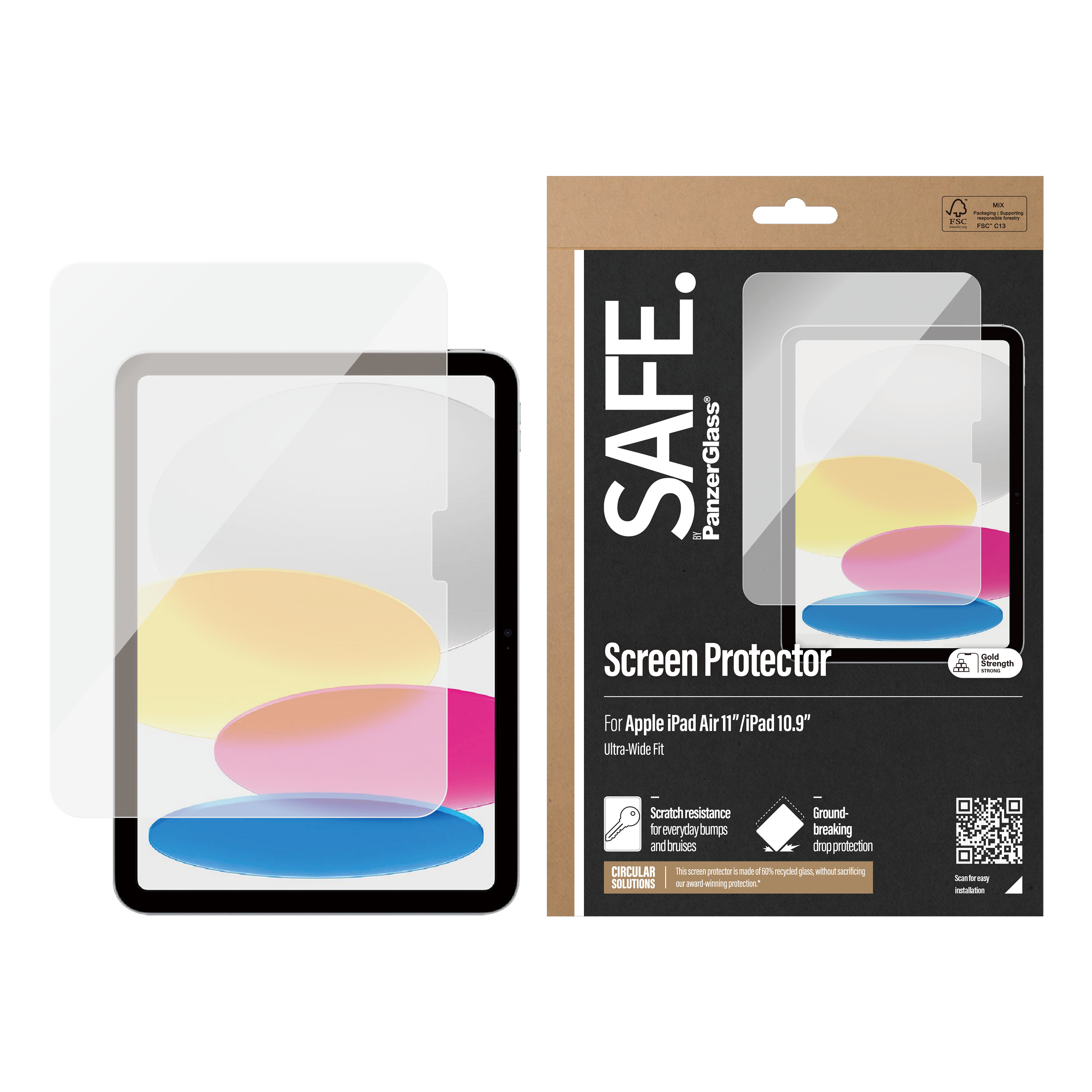 PanzerGlass SAFE Scrn iPad Air 10.9 Inch 2024 UWF