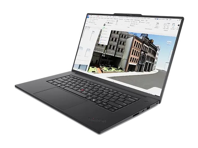 Lenovo ThinkPad P1 Gen 8 Intel Core Ultra 7 255H Mobile workstation 40.6 cm (16) WUXGA 64 GB LPDDR5x-SDRAM 1 TB SSD NVIDIA RTX PRO 2000 Blackwell Wi-Fi 7 (802.11be) Windows 11 Pro German Black