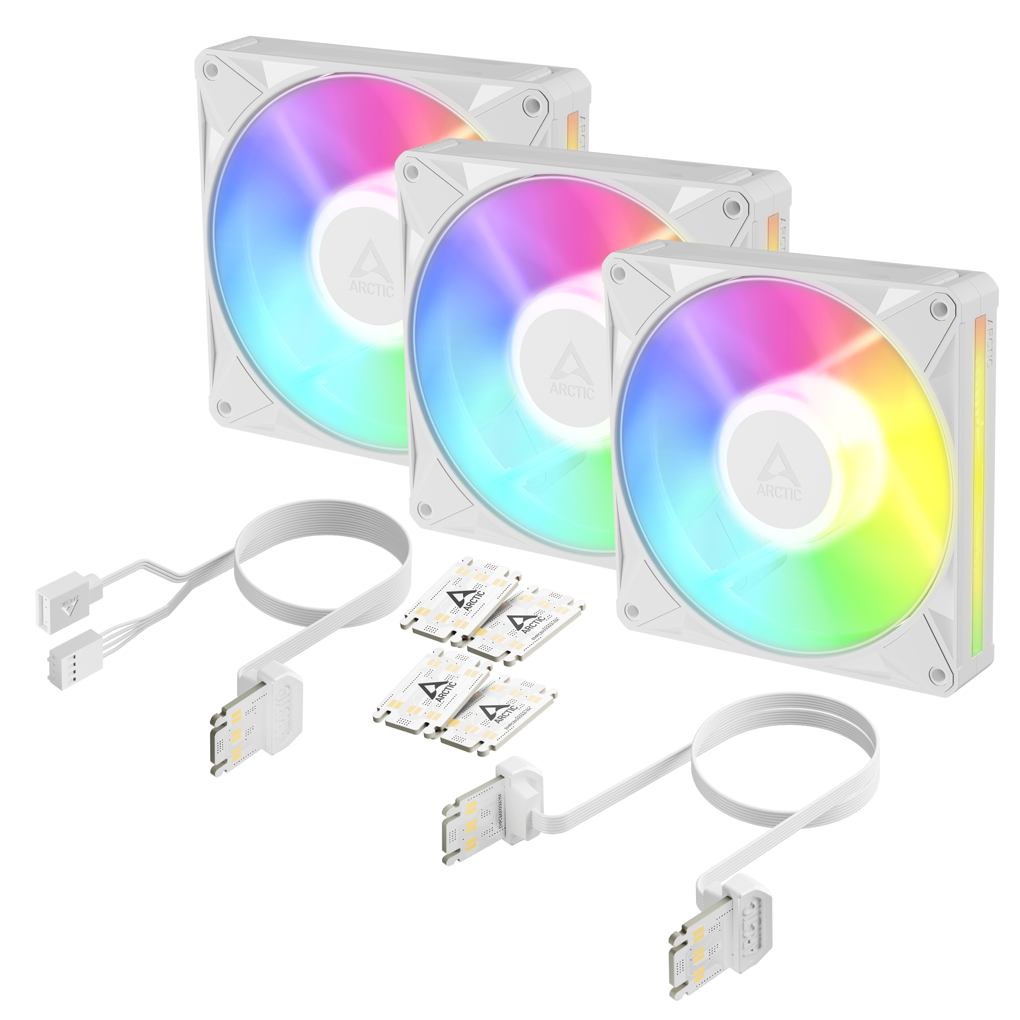 Arctic BioniX P14 A-RGB white 3 pack retail