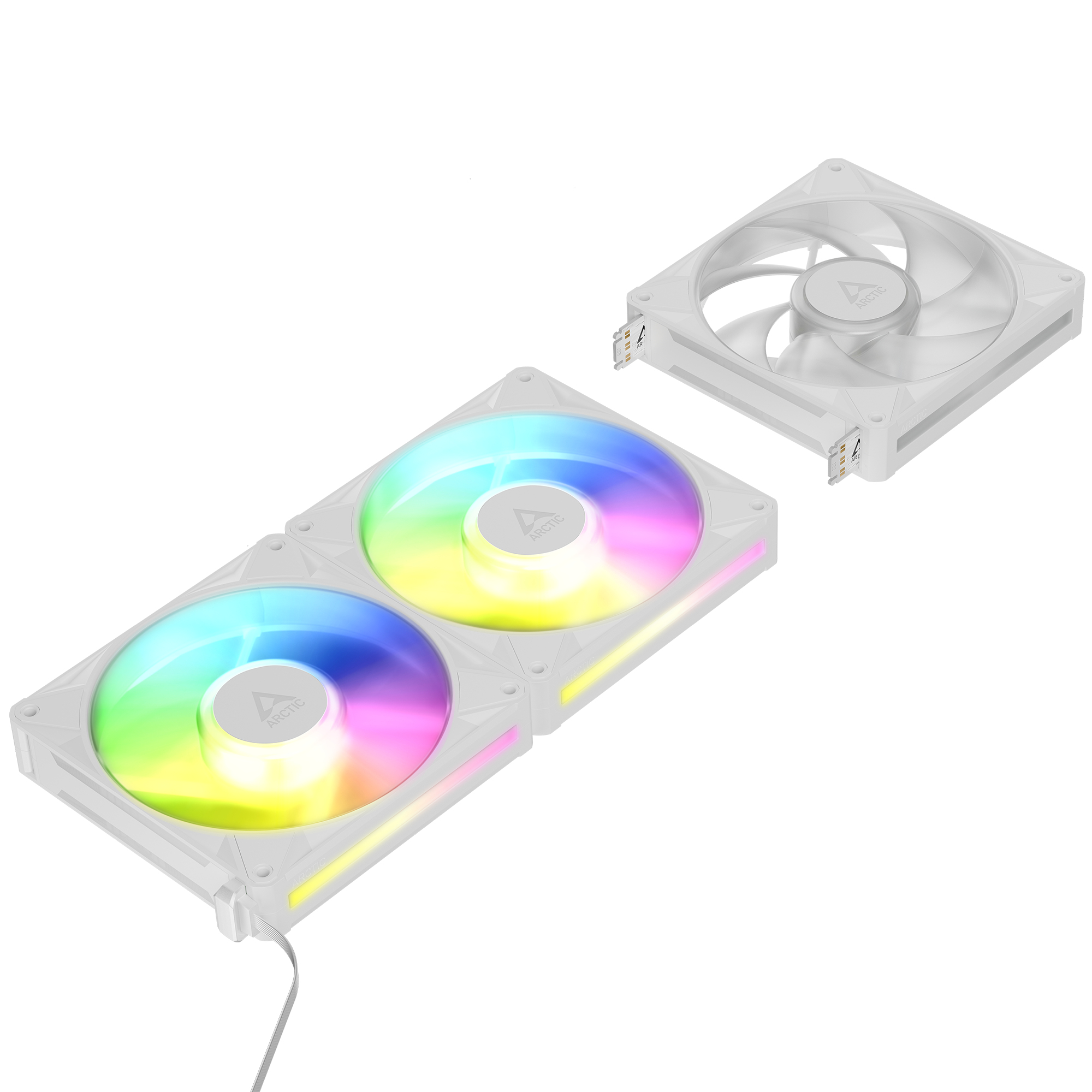 Arctic BioniX P14 A-RGB white 3 pack retail